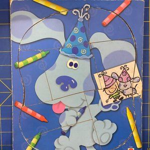 Mattel Blue's Clues Coloring Wood Puzzle